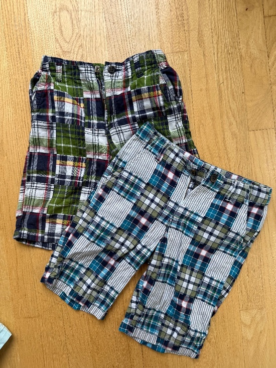 Crazy 8 Other - Crazy 8 Boys blue plaid Shorts size 8 bundle
